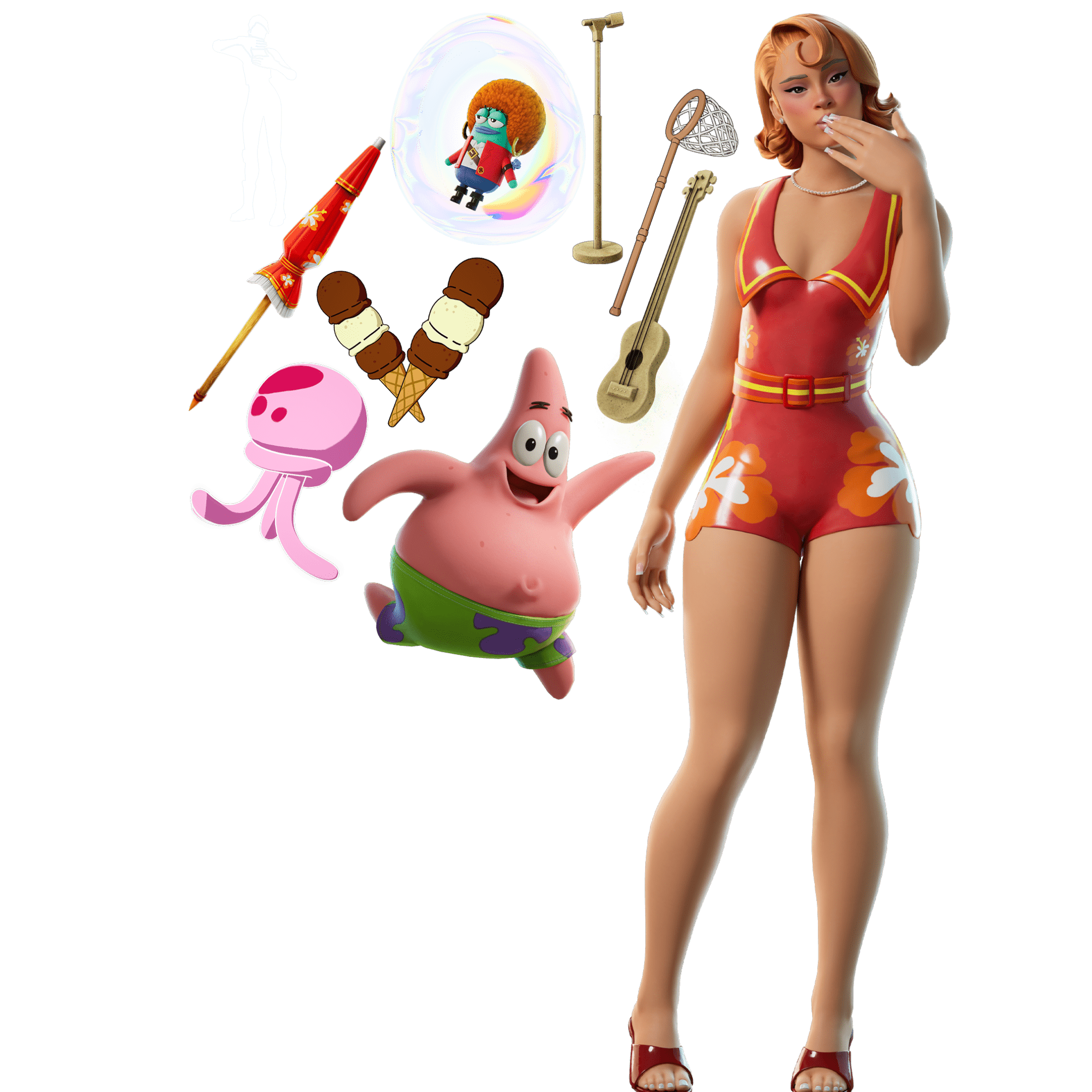Bikini Bottom Ice Spice & Patrick Star Bundle